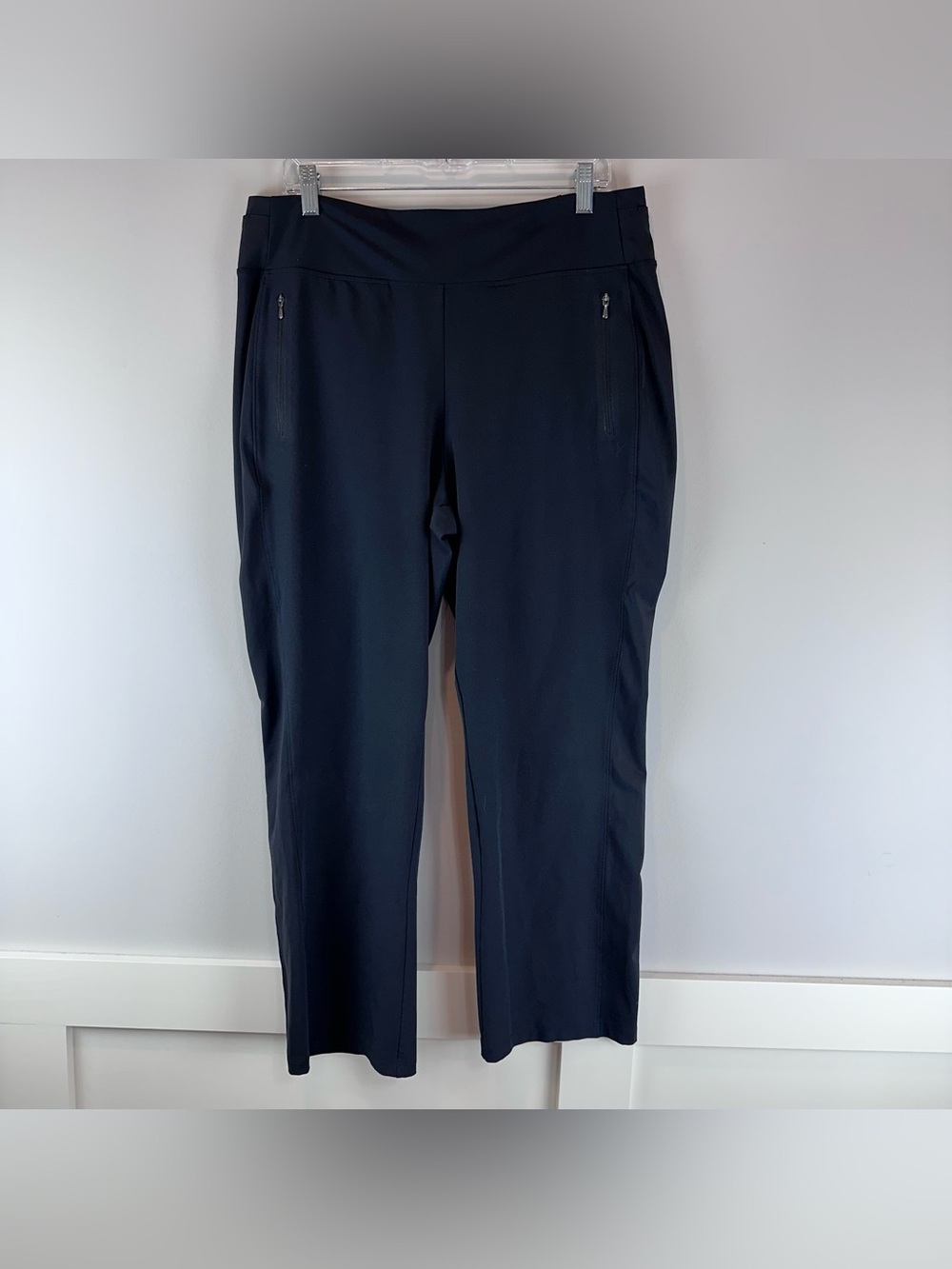 Athleta Black Fairway High Rise Casual Preppy Golf Pants Size 16
